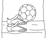 Coloriage Thème Soccer