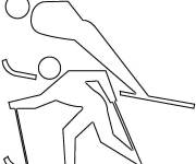 Coloriage Affiche des Jeux olympiques d'hiver &agrave; Vancouver en 2010