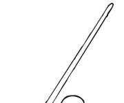 Coloriage et dessins gratuit B&acirc;ton de hockey à imprimer