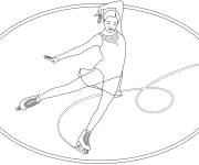 Coloriage Danse sur glace