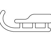 Coloriage Emoji de tra&icirc;neau vectoriel