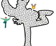 Coloriage Hockey de glace en labyrinthe