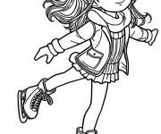 Coloriage Patinage artistique sur glace
