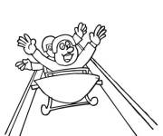 Coloriage Sport d'hiver Bobsled