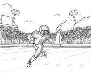 Coloriage Attaque de football &agrave; la Super Bowl