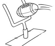 Coloriage et dessins gratuit But au Super Bowl à imprimer