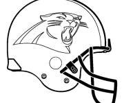 Coloriage Casque Super Bowl en ligne