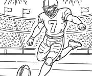 Coloriage Coup d'envoi du Super Bowl