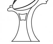 Coloriage et dessins gratuit Coupe de Super Bowl de 2026 à imprimer