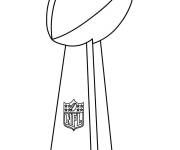 Coloriage Coupe du Super Bowl