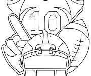 Coloriage &Eacute;quipe de football du Super Bowl