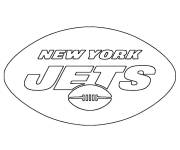 Coloriage Equipe Jets de New York