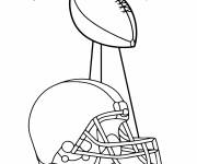 Coloriage Football Super Bowl 2023