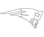 Coloriage et dessins gratuit Logo &eacute;quipe de footbal am&eacute;ricain de Super Bowl à imprimer