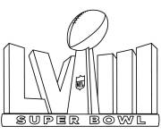Coloriage Logo Super Bowl ps