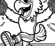 Coloriage Masquote de Super Bowl