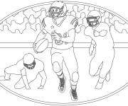 Coloriage Match de Football am&eacute;ricain Super Bowl