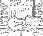 Coloriage Match San Francisco Super Bowl