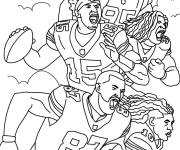 Coloriage Saison 2024 de Super Bowl