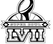 Coloriage Super Bowl 2023 Arizona