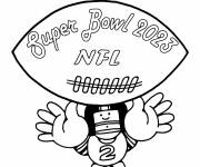 Coloriage Super Bowl 2023 NFL