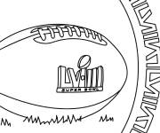 Coloriage Super Bowl 2024