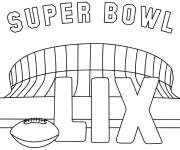 Coloriage Super Bowl LIX