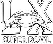Coloriage Super Bowl LX
