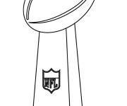 Coloriage et dessins gratuit Super Bowl NFL à imprimer