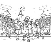 Coloriage Super Bowl patriots