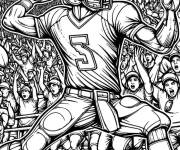 Coloriage Super Bowl pour adulte