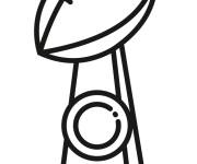 Coloriage et dessins gratuit troph&eacute;e Super Bowl vectoriel à imprimer
