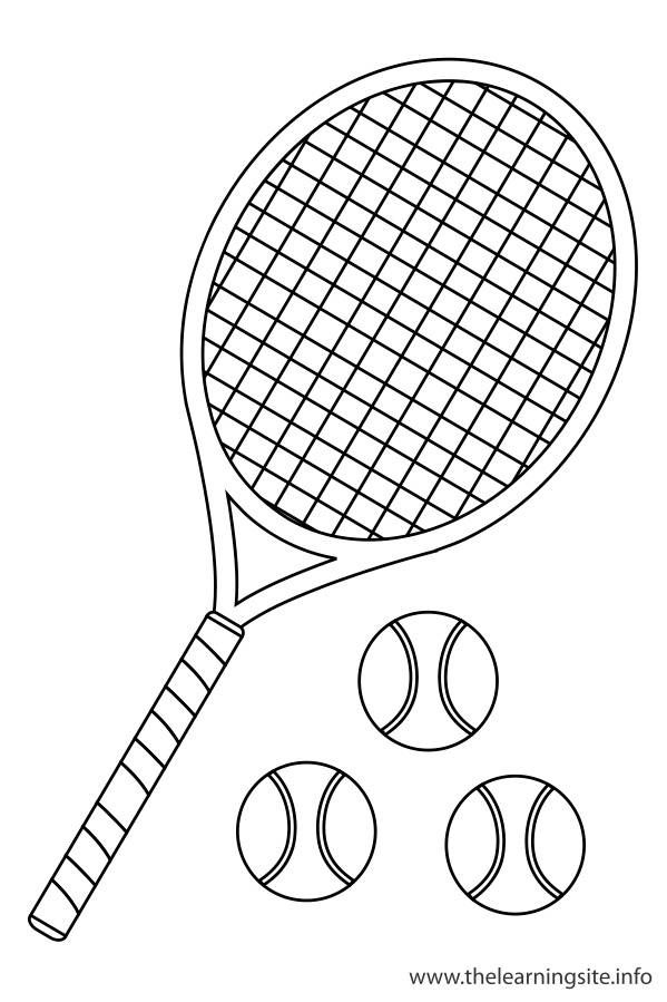 comment dessiner une raquette de tennis 