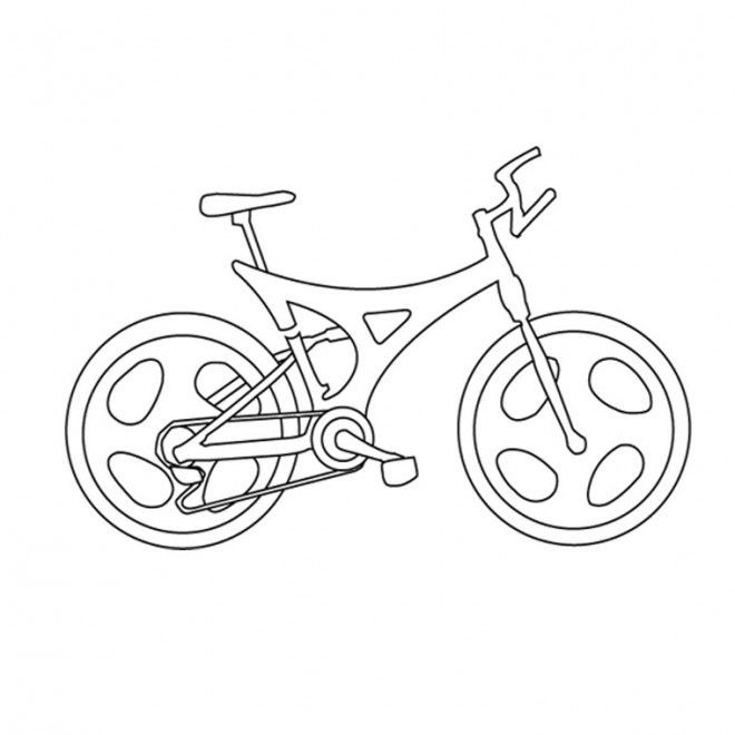 bicyclette dessin facile