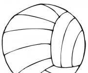 Coloriage Sport de Volleyball