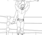 Coloriage Attaque dangereux de WWE