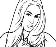 Coloriage Bella jumelles WWE