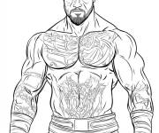 Coloriage Catcheur de la WWE &agrave; t&eacute;l&eacute;charger