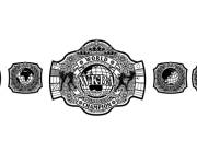 Coloriage Ceinture de championnat WWE mondiale