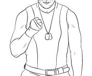 Coloriage Doyen de la WWE