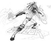 Coloriage Finn Balor de la WWE