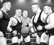 Coloriage John Cena et les top catcheurs sur le ring