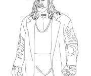 Coloriage L'uniforme sp&eacute;cial d'Undertaker