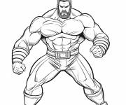 Coloriage Le g&eacute;ant Seth Rollins