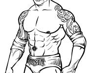 Coloriage et dessins gratuit Le lutteur Dave Bautista à imprimer