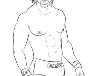 Coloriage Le lutteur Kofi Kingston