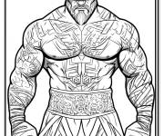 Coloriage Le show de la WWE commence