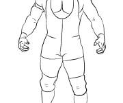 Coloriage Lutteur Ryback de la WWE