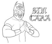 Coloriage Lutteur Sin Cara