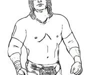 Coloriage et dessins gratuit Lutteur WWE populaire à imprimer